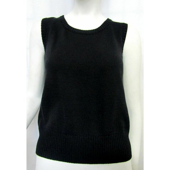 St. John Santana Knit Shell Top Sleeveless Medium Vintage - Picture 3 of 12